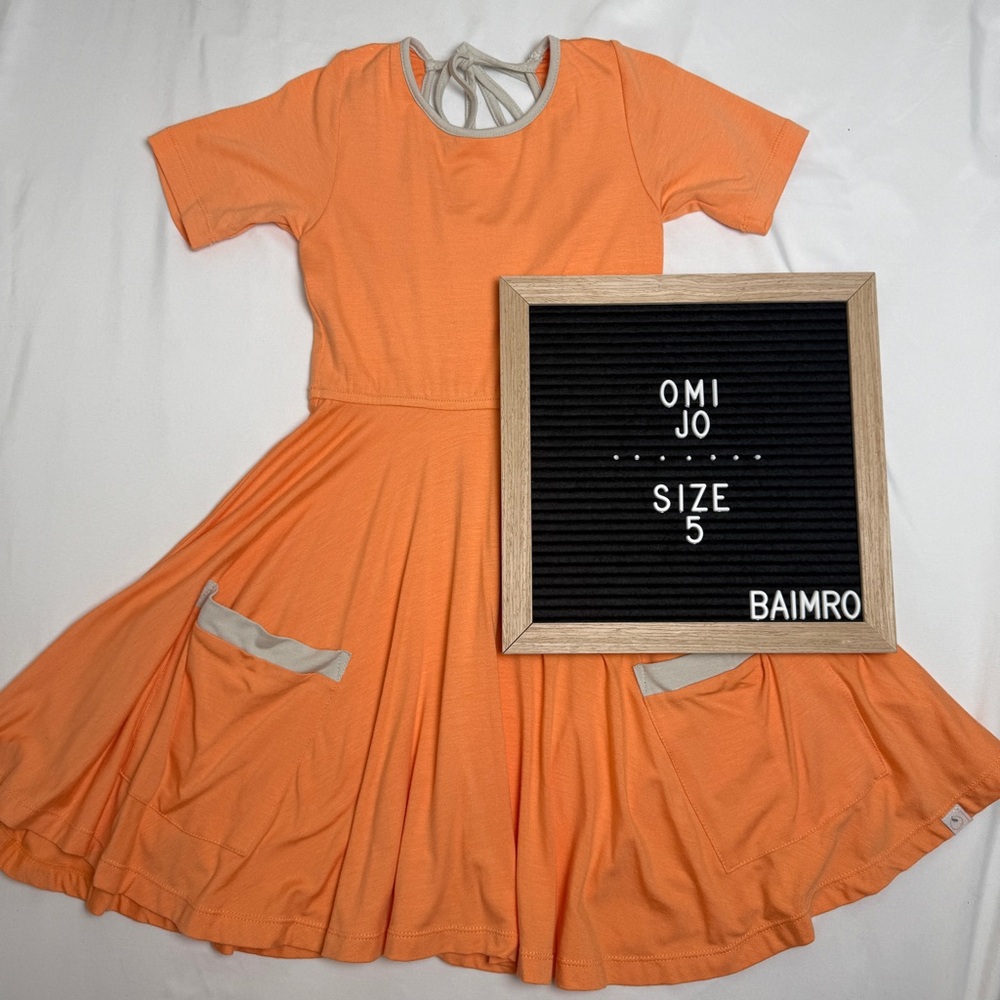 Omi Jo Orange Dress size 5